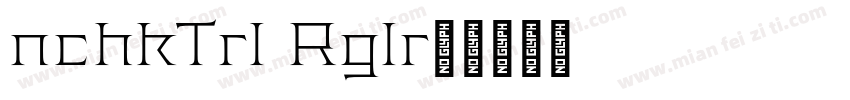 AnachakTrial Regular字体转换
